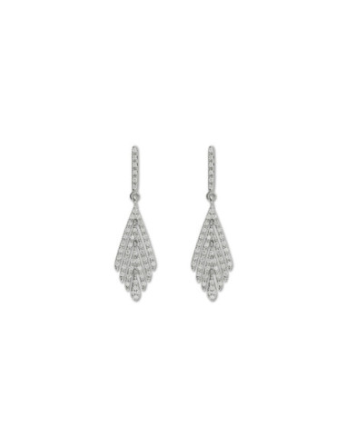 Pendientes Oro Blanco Y Diamantes