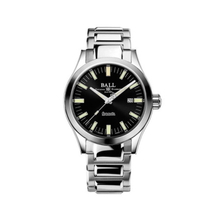 Reloj Ball Engineer M Marvelight NM2128C-S1C-BK. Género: Hombre. Material: Acero. Tamaño: De 43mm a 46mm. Correa: Acero. Color esfera: Negro. Estilo: Cocktail. Movimiento: Automático. Características técnicas: Hora y segundero,Calendario,Reserva de marcha