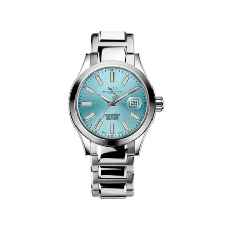Reloj Ball Engineer lll Marvelight Chronometer NM9026C-S6CJ-IBE. Género: Hombre. Material: Acero. Tamaño: De 39mm a 42mm. Correa: Acero. Color esfera: Azul. Estilo: Casual. Movimiento: Automático. Características técnicas: Hora y segundero,Calendario