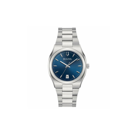 Reloj Bulova Surveyor Lady 96M157. Género: Mujer. Material: Acero. Tamaño: De 32mm a 38mm. Correa: Acero. Color esfera: Azul. Estilo: Clásico,Cocktail. Movimiento: Cuarzo. Características técnicas: Hora y segundero,Calendario