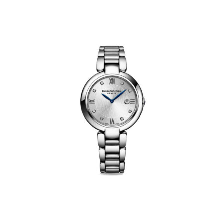 Reloj Raymond Weil Shine Ladies 1600-ST-RE695. Género: Mujer. Material: Acero. Tamaño: De 32mm a 38mm. Correa: Acero. Color esfera: Plata. Estilo: Clásico,Cocktail. Movimiento: Cuarzo. Características técnicas: Solo hora,Calendario