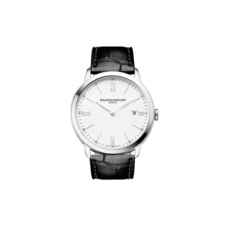 Reloj Baume et Mercier Classima M0A10097. Género: Mujer,Hombre. Material: Acero. Tamaño: De 39mm a 42mm. Correa: Piel. Color esfera: Blanco. Estilo: Casual,Clásico. Movimiento: Cuarzo. Características técnicas: Hora y segundero,Calendario