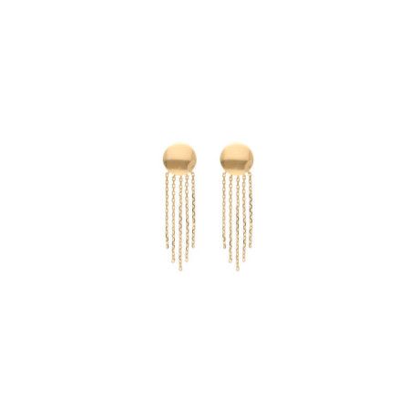 Pendientes Oro Amarillo Cadenas. Género: Mujer. Material: Oro amarillo. Piedras: Sin gemas