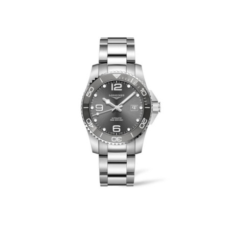 Reloj Longines Hydroconquest L3.781.4.76.6. Género: Hombre. Material: Acero. Tamaño: De 39mm a 42mm. Correa: Acero. Color esfera: Gris. Estilo: Deportivo. Movimiento: Automático. Características técnicas: Calendario,Hora y segundero