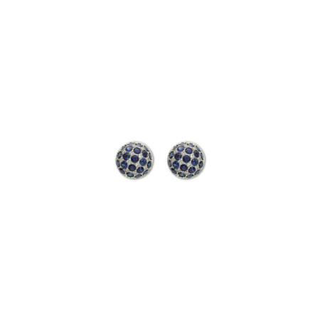 Pendientes Oro Blanco, Zafiros Y Diamantes. Género: Mujer. Material: Oro blanco. Piedras: Diamantes,Zafiros