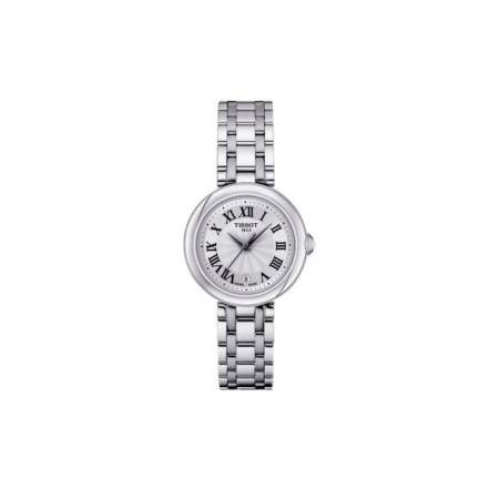 Reloj Tissot Bellissima Small Lady T126.010.11.013.00. Género: Mujer. Material: Acero. Tamaño: Menos de 32mm. Correa: Acero. Color esfera: Plata. Estilo: Clásico,Cocktail. Movimiento: Cuarzo. Características técnicas: Hora y segundero,Calendario