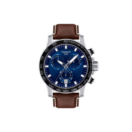 Reloj Tissot SuperSport Chrono T125.617.16.041.00. Género: Hombre. Material: Acero. Tamaño: De 43mm a 46mm. Correa: Piel. Color esfera: Azul. Estilo: Deportivo. Movimiento: Cuarzo. Características técnicas: Cronógrafo,Hora y segundero,Calendario