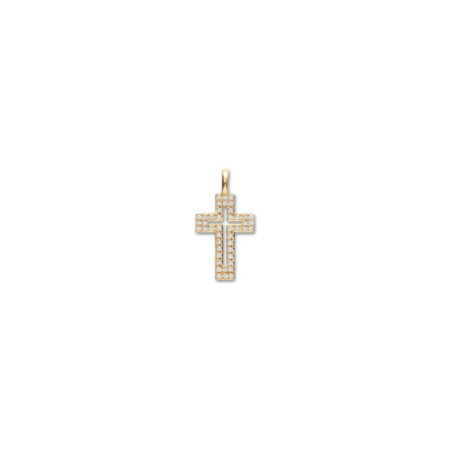Colgante Oro Amarillo Y Diamantes. Género: Mujer. Material: Oro amarillo. Piedras: Diamantes