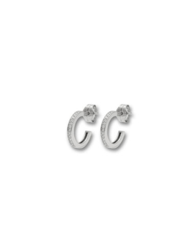 Argollas Oro Blanco Y Diamantes