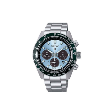 Reloj Seiko Speedtimer Solar Chrono SSC935P1. Género: Hombre. Material: Acero. Tamaño: De 39mm a 42mm. Correa: Acero. Color esfera: Azul. Estilo: Deportivo. Movimiento: Solar. Características técnicas: Hora y segundero,Calendario,Cronógrafo,Multifunción
