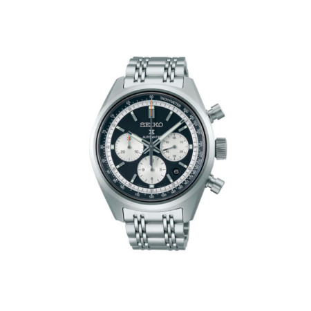 Reloj Seiko Prospex Speedtimer SRQ049J1. Género: Hombre. Material: Acero. Tamaño: De 39mm a 42mm. Correa: Acero. Color esfera: Negro. Estilo: Casual,Cocktail. Movimiento: Automático. Características técnicas: Hora y segundero,Calendario,Cronógrafo,Reserva de marcha