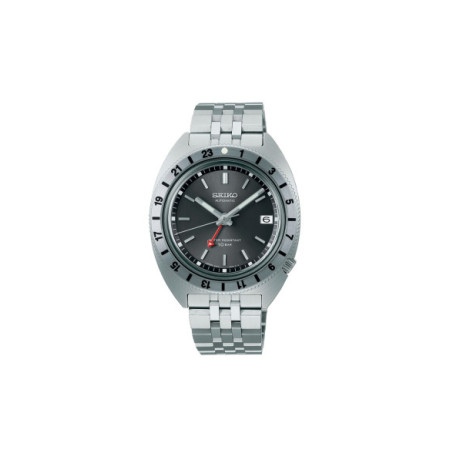 Reloj Seiko Prospex SPB411J1. Género: Hombre. Material: Acero. Tamaño: De 32mm a 38mm. Correa: Acero. Color esfera: Gris. Estilo: Cocktail. Movimiento: Automático. Características técnicas: Hora y segundero,Calendario,Doble uso horario,Reserva de marcha