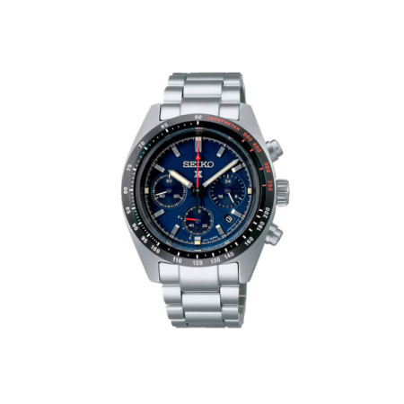 Reloj Seiko Prospex Speedtimer Crono SSC815P1. Género: Hombre. Material: Acero. Tamaño: De 39mm a 42mm. Correa: Acero. Color esfera: Azul. Estilo: Casual. Movimiento: Solar. Características técnicas: Hora y segundero,Calendario,Cronógrafo