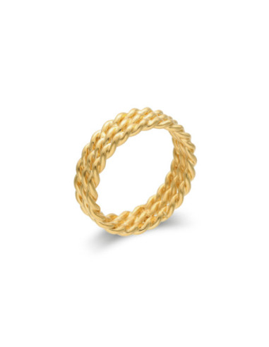 Anillo de Plata Chapada Triple Aro