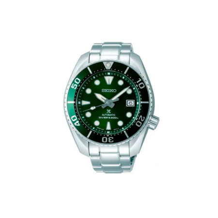 Reloj Seiko Prospex Divers Sumo SPB103J1. Género: Hombre. Material: Acero. Tamaño: De 43mm a 46mm. Correa: Acero. Color esfera: Verde. Estilo: Casual. Movimiento: Automático. Características técnicas: Hora y segundero,Calendario,Reserva de marcha