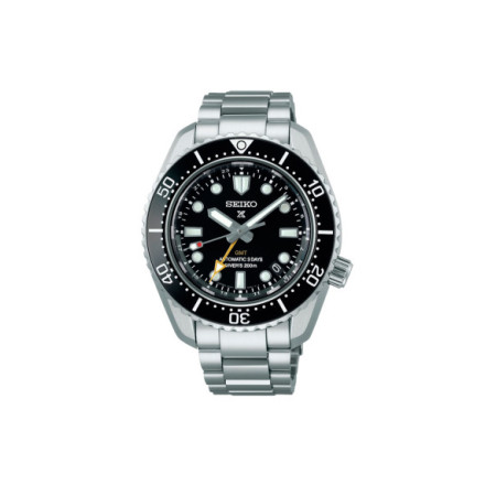 Reloj Seiko Prospex Reed 1968 Mecánico GMT 6R SPB383J1. Género: Hombre. Material: Acero. Tamaño: De 39mm a 42mm. Correa: Acero. Color esfera: Negro. Estilo: Deportivo,Casual. Movimiento: Automático. Características técnicas: Hora y segundero,Doble uso horario,Reserva de marcha
