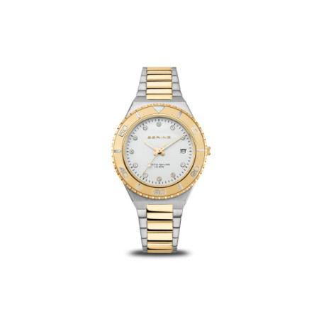 Reloj Bering Classic 18936-710. Género: Mujer. Material: Acero. Tamaño: De 32mm a 38mm. Correa: Acero. Color esfera: Blanco. Estilo: Cocktail,Clásico. Movimiento: Cuarzo. Características técnicas: Hora y segundero,Calendario