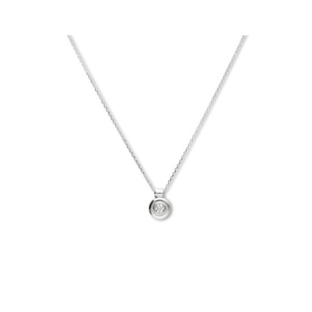 Cadena-Colgante Oro Blanco Y Diamante. Género: Mujer. Material: Oro blanco. Piedras: Diamantes