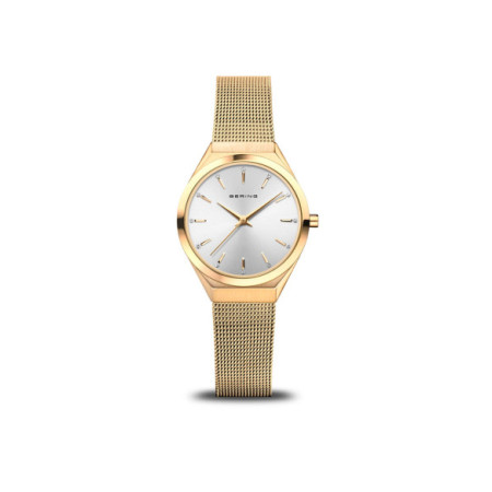 Reloj Bering Ultra Slim 18729-330. Género: Mujer. Material: Acero. Tamaño: Menos de 32mm. Correa: Acero. Color esfera: Plata. Estilo: Casual,Cocktail,Clásico. Movimiento: Cuarzo. Características técnicas: Hora y segundero
