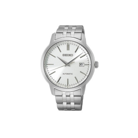 Reloj Seiko Neo Classic SRPH85K1. Género: Hombre. Material: Acero. Tamaño: De 39mm a 42mm. Correa: Acero. Color esfera: Plata. Estilo: Clásico,Cocktail. Movimiento: Automático. Características técnicas: Hora y segundero,Calendario,Reserva de marcha