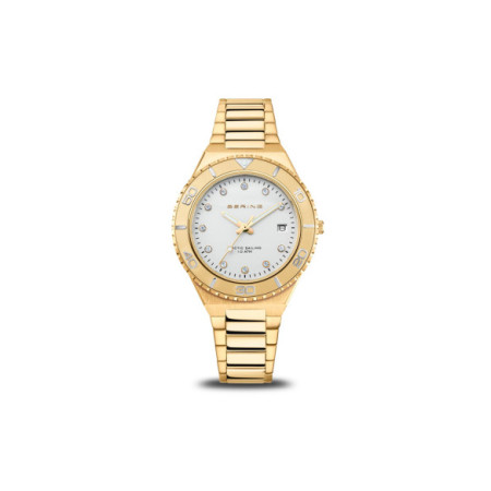 Reloj Bering Classic 18936-734. Género: Mujer. Material: Acero. Tamaño: De 32mm a 38mm. Correa: Acero. Color esfera: Blanco. Estilo: Clásico,Cocktail. Movimiento: Cuarzo. Características técnicas: Hora y segundero,Calendario