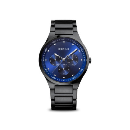 Reloj Bering Classic 11740-727. Género: Hombre. Material: Acero. Tamaño: De 39mm a 42mm. Correa: Acero. Color esfera: Azul. Estilo: Clásico. Movimiento: Cuarzo. Características técnicas: Hora y segundero,Calendario,Multifunción