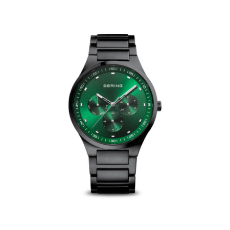 Reloj Bering Classic 11740-728. Género: Hombre. Material: Acero. Tamaño: De 39mm a 42mm. Correa: Acero. Color esfera: Verde. Estilo: Casual,Clásico. Movimiento: Cuarzo. Características técnicas: Hora y segundero,Calendario,Multifunción