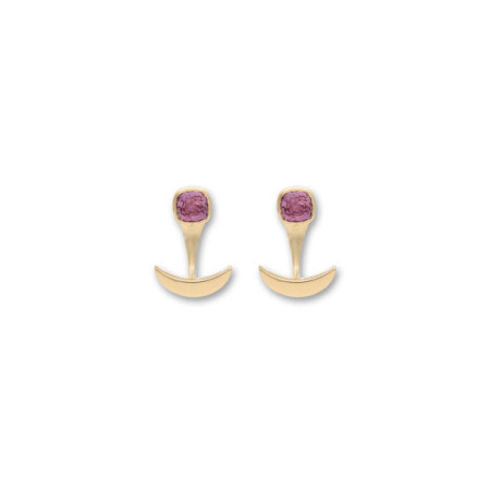 Pendientes Oro Amarillo Y Zafiro. Género: Mujer. Material: Oro amarillo. Piedras: Zafiros