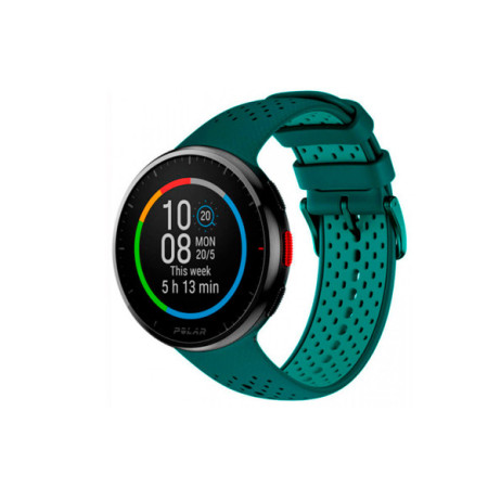 Reloj Polar Pacer Pro 900102183. Género: Mujer,Hombre. Material: Polímero reforzado. Tamaño: De 43mm a 46mm. Correa: Silicona. Color esfera: Verde. Estilo: Deportivo. Movimiento: Cuarzo. Características técnicas: Multifunción