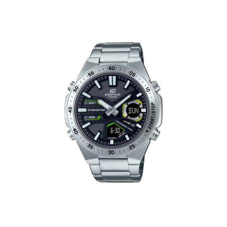 Reloj Casio Edifice EFV-C110D-1A3VEF. Género: Hombre. Material: Acero. Tamaño: Más de 46mm. Correa: Acero. Color esfera: Negro. Estilo: Casual. Movimiento: Cuarzo. Características técnicas: Hora y segundero,Calendario,Cronógrafo,Doble uso horario,Alarma