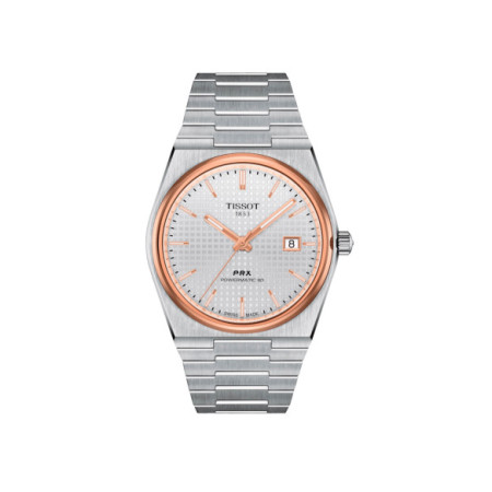Reloj Tissot PRX Powermatic 80 T137.407.21.031.00. Género: Mujer,Hombre. Material: Acero. Tamaño: De 39mm a 42mm. Correa: Acero. Color esfera: Plata. Estilo: Cocktail,Clásico. Movimiento: Automático. Características técnicas: Hora y segundero,Calendario,Reserva de marcha