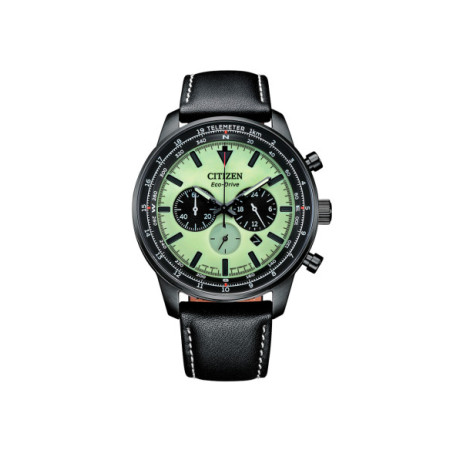 Reloj Citizen Chrono Aviation CA4505-21X. Género: Hombre. Material: Acero. Tamaño: De 43mm a 46mm. Correa: Piel. Color esfera: Otros. Estilo: Casual,Aviador. Movimiento: Eco Drive. Características técnicas: Hora y segundero,Calendario,Cronógrafo,Reserva de marcha