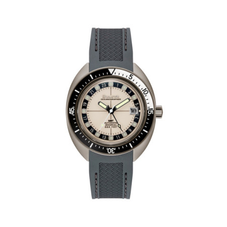Reloj Bulova Oceanographer GMT 98B407. Género: Hombre. Material: Acero. Tamaño: De 39mm a 42mm. Correa: Silicona. Color esfera: Blanco. Estilo: Casual. Movimiento: Automático. Características técnicas: Hora y segundero,Calendario