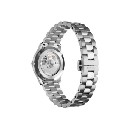 Reloj Gucci G-Timeless YA126389. Género: Hombre. Material: Acero. Tamaño: De 39mm a 42mm. Correa: Acero. Color esfera: Azul. Estilo: Cocktail,Casual. Movimiento: Automático. Características técnicas: Hora y segundero,Reserva de marcha