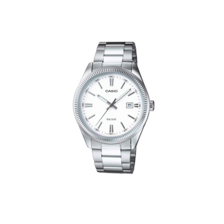 Reloj Casio Timeless MTP-1302PD-7A1VEF. Género: Mujer. Material: Acero. Tamaño: De 32mm a 38mm. Correa: Acero. Color esfera: Blanco. Estilo: Clásico. Movimiento: Cuarzo. Características técnicas: Hora y segundero,Calendario