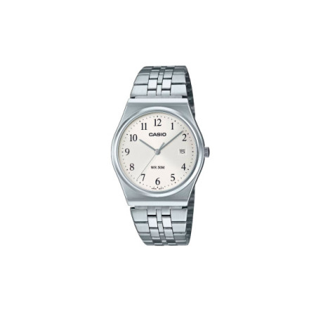 Reloj Casio Timeless MTP-B145D-7BVEF. Género: Mujer. Material: Acero. Tamaño: De 32mm a 38mm. Correa: Acero. Color esfera: Blanco. Estilo: Casual,Clásico. Movimiento: Cuarzo. Características técnicas: Hora y segundero,Calendario