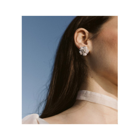 Pendientes Oro Blanco Y Diamantes. Género: Mujer. Material: Oro blanco. Piedras: Diamantes