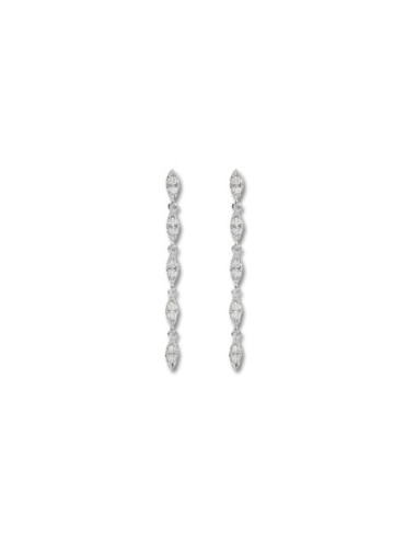 Pendientes Oro Blanco Y Diamantes
