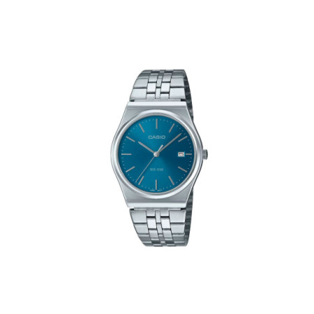 Reloj Casio Timeless MTP-B145D-2A2VEF. Género: Mujer. Material: Acero. Tamaño: De 32mm a 38mm. Correa: Acero. Color esfera: Azul. Estilo: Clásico. Movimiento: Cuarzo. Características técnicas: Hora y segundero,Calendario