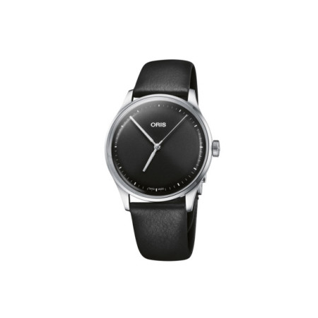 Reloj Oris Artelier S 01 733 7762 4054-07 5 20 69FC. Género: Mujer,Hombre. Material: Acero. Tamaño: De 32mm a 38mm. Correa: Piel. Color esfera: Negro. Estilo: Casual. Movimiento: Automático. Características técnicas: Hora y segundero,Reserva de marcha