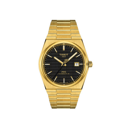Reloj Tissot PRX Powermatic Damian Lillard Edición Limitada T137.407.33.051.00. Género: Hombre. Material: Acero. Tamaño: De 39mm a 42mm. Correa: Acero. Color esfera: Negro. Estilo: Casual. Movimiento: Automático. Características técnicas: Hora y segundero,Calendario,Reserva de marcha