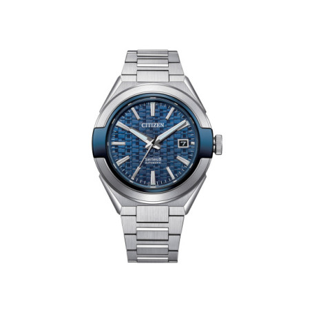 Reloj Citizen Series8 870 NA1037-53L. Género: Hombre. Material: Acero. Tamaño: De 39mm a 42mm. Correa: Acero. Color esfera: Azul. Estilo: Casual,Cocktail. Movimiento: Automático. Características técnicas: Hora y segundero,Calendario,Reserva de marcha