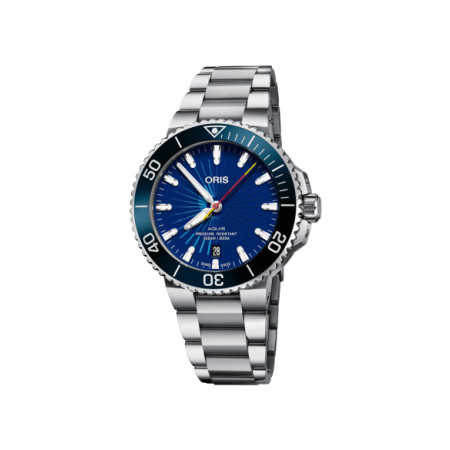 Reloj Oris Aquis Date Edición Limitada Sun Wukong 01 733 7766 4185-Set. Género: Hombre. Material: Acero. Tamaño: De 39mm a 42mm. Correa: Acero. Color esfera: Azul. Estilo: Casual,Deportivo. Movimiento: Automático. Características técnicas: Hora y segundero,Calendario,Reserva de marcha