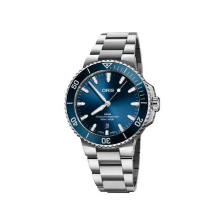 Reloj Oris Aquis Date 01 733 7787 4135-07 8 22 04PEB. Género: Mujer,Hombre. Material: Acero. Tamaño: De 39mm a 42mm. Correa: Acero. Color esfera: Azul. Estilo: Casual,Cocktail,Deportivo. Movimiento: Automático. Características técnicas: Hora y segundero,Calendario,Reserva de marcha