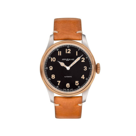 Reloj Montblanc 1858 116241. Género: Hombre. Material: Acero. Tamaño: De 43mm a 46mm. Correa: Piel. Color esfera: Negro. Estilo: Clásico,Casual. Movimiento: Automático. Características técnicas: Hora y segundero