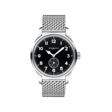 Reloj Montblanc 1858 115074. Género: Hombre. Material: Acero. Tamaño: Más de 46mm. Correa: Acero. Color esfera: Negro. Estilo: Casual,Clásico. Movimiento: Automático. Características técnicas: Solo hora