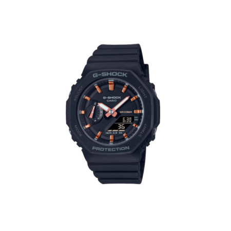 Reloj Casio G-Shock GMA-S2100-1AER. Género: Mujer,Hombre. Material: Resina. Tamaño: De 39mm a 42mm. Correa: Resina. Color esfera: Negro. Estilo: Casual,Deportivo. Movimiento: Cuarzo. Características técnicas: Multifunción