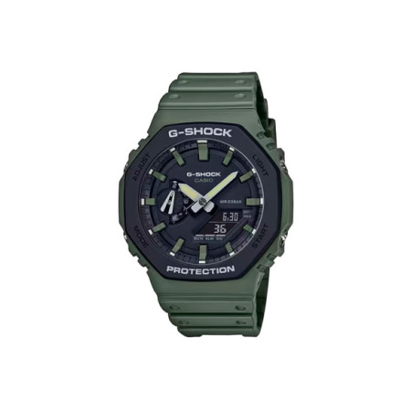 Reloj Casio G-Shock GA-2110SU-3AER. Género: Hombre. Material: Resina. Tamaño: De 43mm a 46mm. Correa: Resina. Color esfera: Negro. Estilo: Casual,Deportivo. Movimiento: Cuarzo. Características técnicas: Multifunción