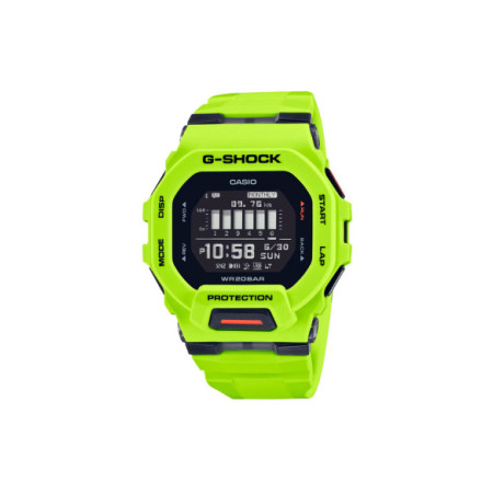 Reloj Casio G-Shock G-SQUAD GBD-200-9ER. Género: Mujer,Hombre. Material: Resina. Tamaño: De 43mm a 46mm. Correa: Resina. Color esfera: Negro. Estilo: Casual,Deportivo. Movimiento: Cuarzo. Características técnicas: Multifunción