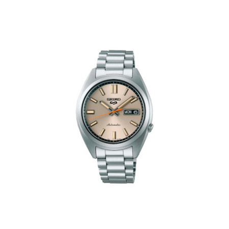 Reloj Seiko 5 Sports SNXS series SRPK91K1. Género: Mujer,Hombre. Material: Acero. Tamaño: De 32mm a 38mm. Correa: Acero. Color esfera: Marfil. Estilo: Deportivo,Casual. Movimiento: Automático. Características técnicas: Hora y segundero,Reserva de marcha,Calendario